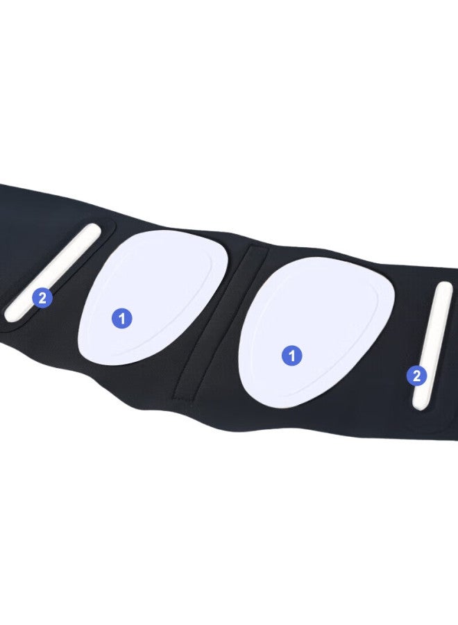 Nailekesi N Medical Ultra-Thin Waist Support Belt For Lumbar Muscle Strain, Herniated Disc, Posture Correction, Abdominal Compression, And Sports Back Support - Image 1