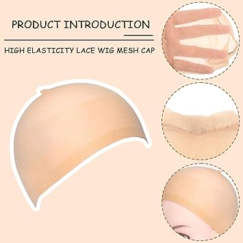 MUNSKT 2 Pcs Latex Bald Cap for Adults with Hairnet Bald Head Wig Cap for Halloween Makeup Cosplay Fancy Dress Cosplay Accessories Nude for Kids Adults Unisex - Image 4