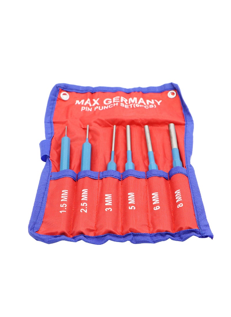 Max Germany Max Germany 405-K06 Pin Punch Set, 6 Pieces  - Image 1