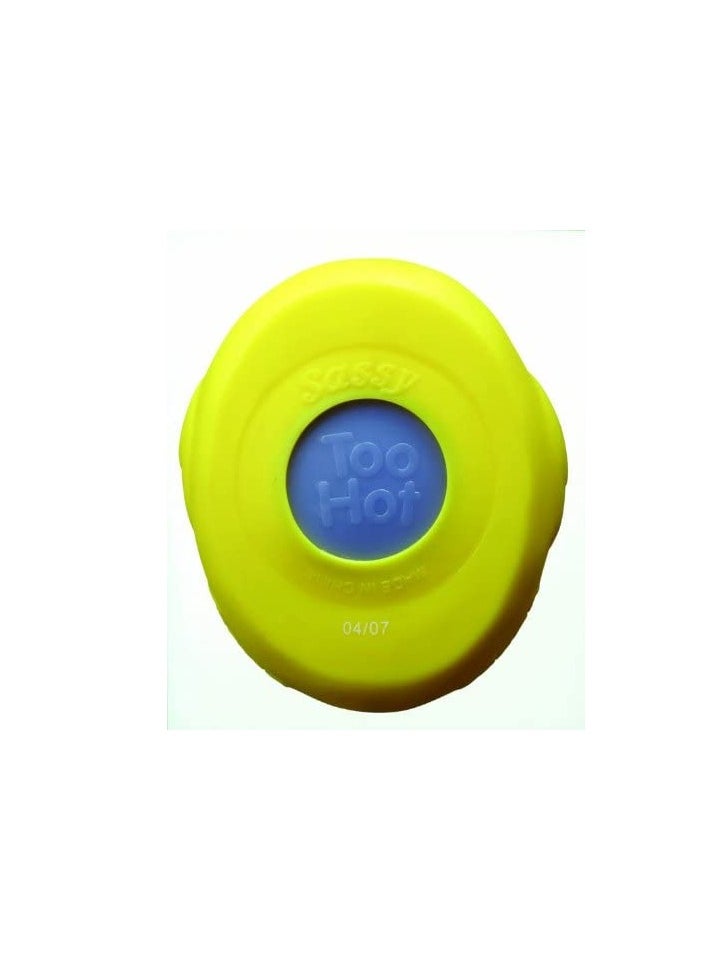 Sassy Cool Water Ducky – Baby Bath Toy with Too Hot Color Indicator, Temperature-Sensitive Safety Feature, Floating Rubber Duck for Fun & Safe Bath Time – 0+ Months