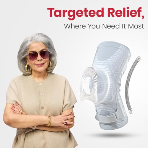 AGEasy Antara Hinged Knee Braces for Osteoarthritis | Knee Brace for Men & Women | Knee Caps for Pain Relief | Breathable Knee Brace with Side Hinges | Knee Support for Joint Pain & Injury Recovery - Image 2