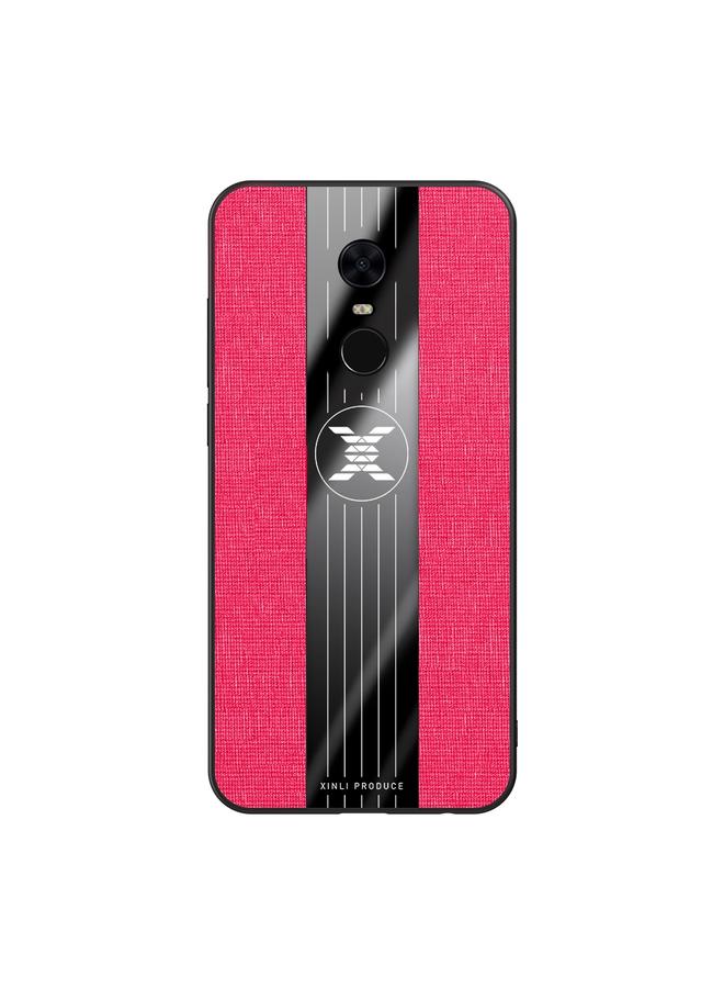 Xinli Case For Xiaomi Redmi 5 Plus Stitching Cloth Texture Shockproof TPU Protective Case - Image 2