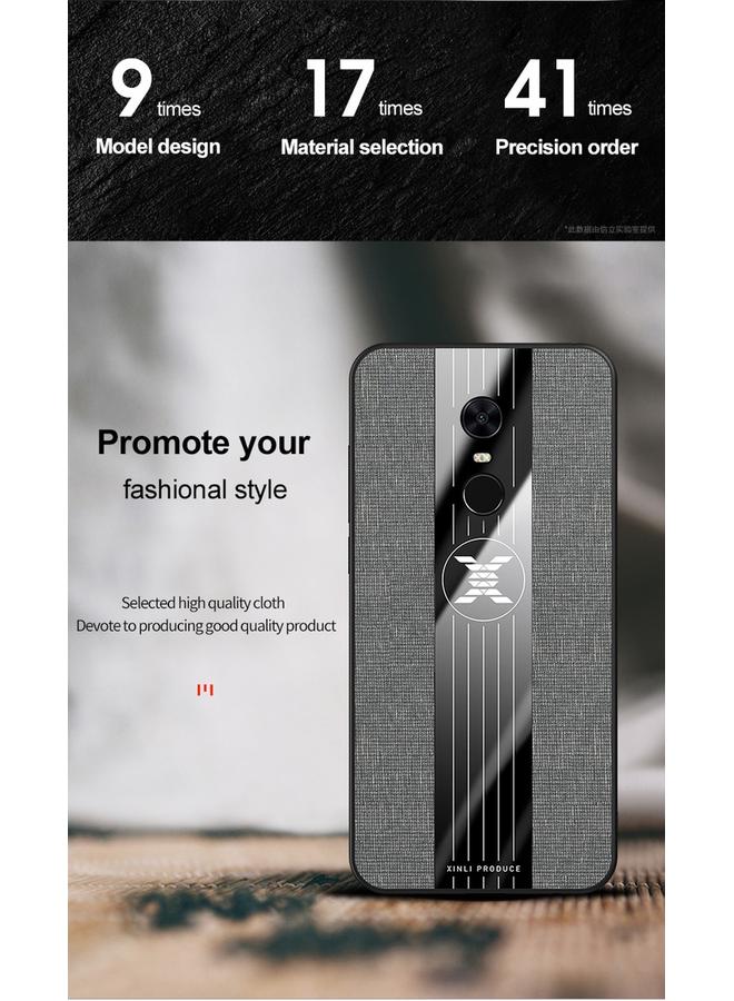 Xinli Case For Xiaomi Redmi 5 Plus Stitching Cloth Texture Shockproof TPU Protective Case - Image 5