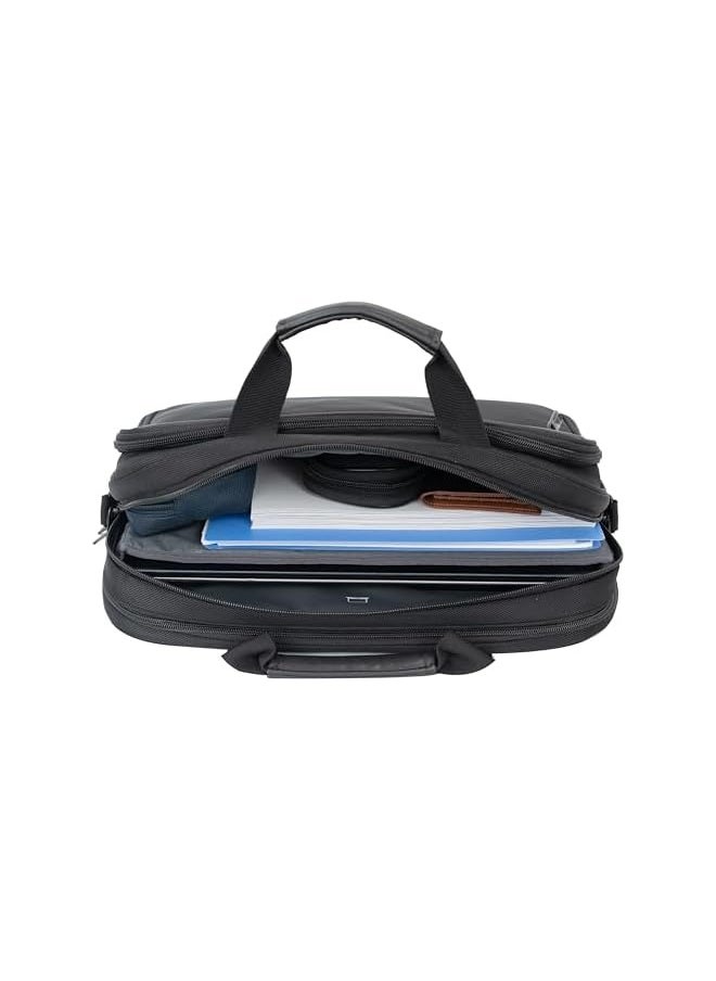 CABINPRO Premium Laptop Bag 15.6-inch Water Resistant Shoulder Computer Bag with Adjustable Shoulder Strap for Men and Women, CP013 (Black)  - Image 3