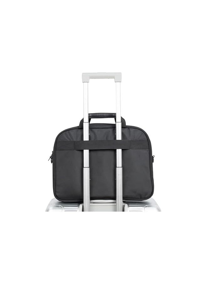 CABINPRO Premium Laptop Bag 15.6-inch Water Resistant Shoulder Computer Bag with Adjustable Shoulder Strap for Men and Women, CP013 (Black)  - Image 4