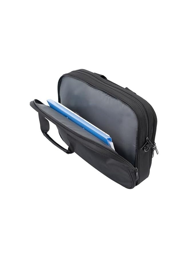 CABINPRO Premium Laptop Bag 15.6-inch Water Resistant Shoulder Computer Bag with Adjustable Shoulder Strap for Men and Women, CP013 (Black)  - Image 5