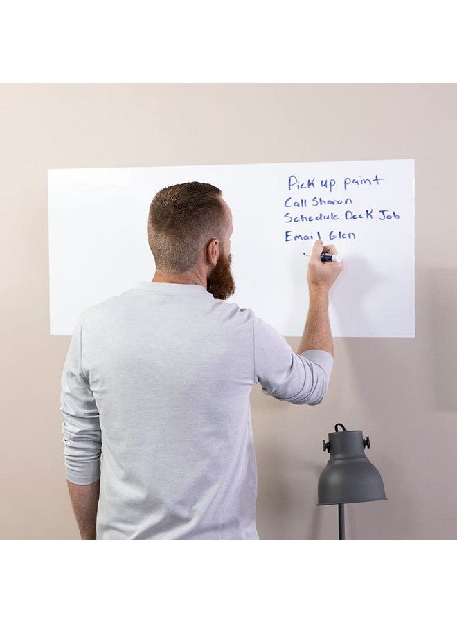 Chalknetic Magnetic Whiteboard Contact Paper Adhesive Dry Erase Board For Magnet Peel And Stick Magnet Wall Decal For Kids Toddlers Preschool Kindergarten Classroom 39" X 18" - Image 4