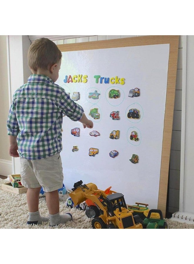 Chalknetic Magnetic Whiteboard Contact Paper Adhesive Dry Erase Board For Magnet Peel And Stick Magnet Wall Decal For Kids Toddlers Preschool Kindergarten Classroom 39" X 18" - Image 3