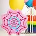 HI-BOOM Pink Spider Pinata Spider Pinata with Blindfold Stick and Confetti Spiderweb Ghost Birthday Party Decoration Game Supply 12 x 12 Small Fillable for Candy and Treats - Image 4