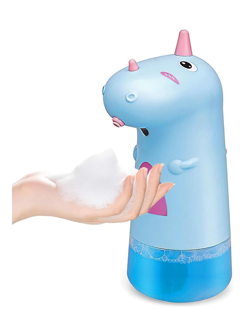 general Children's Automatic Soap Dispenser Cute Dinosaur-Shaped Foaming Soap Dispenser for Kids Touchless Soap Dispenser Set for Bathrooms, Kitchens, and Countertops - Image 1