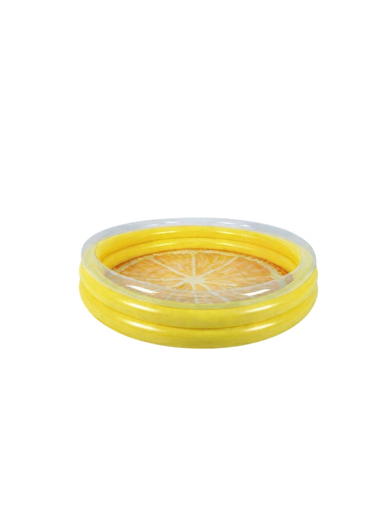 Bluverra Children's Round Three-Ring Pool 148x30cm with a Lentil-Inspired Design - A Wonderful Water Play Experience - Image 1