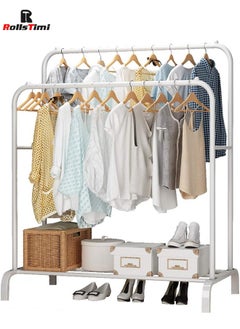 RollsTimi  Clothes Organizer And Holder Metal Stand White  - Image 1