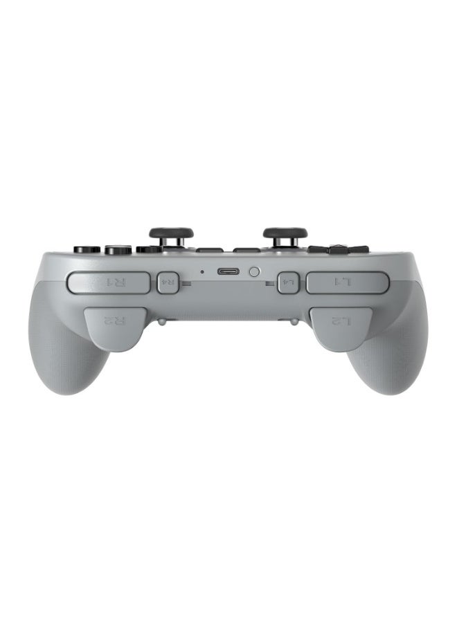 8بت دو التحكم 8BitDo Pro 3 بلوتوث لجهاز Switch/Switch 2 – دوائر تحكم TMR، أزرار ABXY قابلة للتبديل، أزرار خلفية احترافية، وحدة شحن، أزرار تشغيل تأثير هول، متوافق مع Windows، Apple، SteamOS، أندرويد – رمادي - Image 4