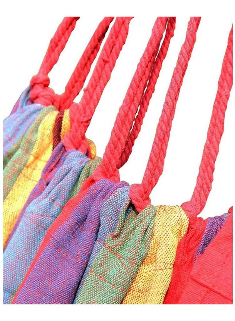 Generic High Quality Portable Camping Hammock Multicolor with Storage Bag  - Image 5