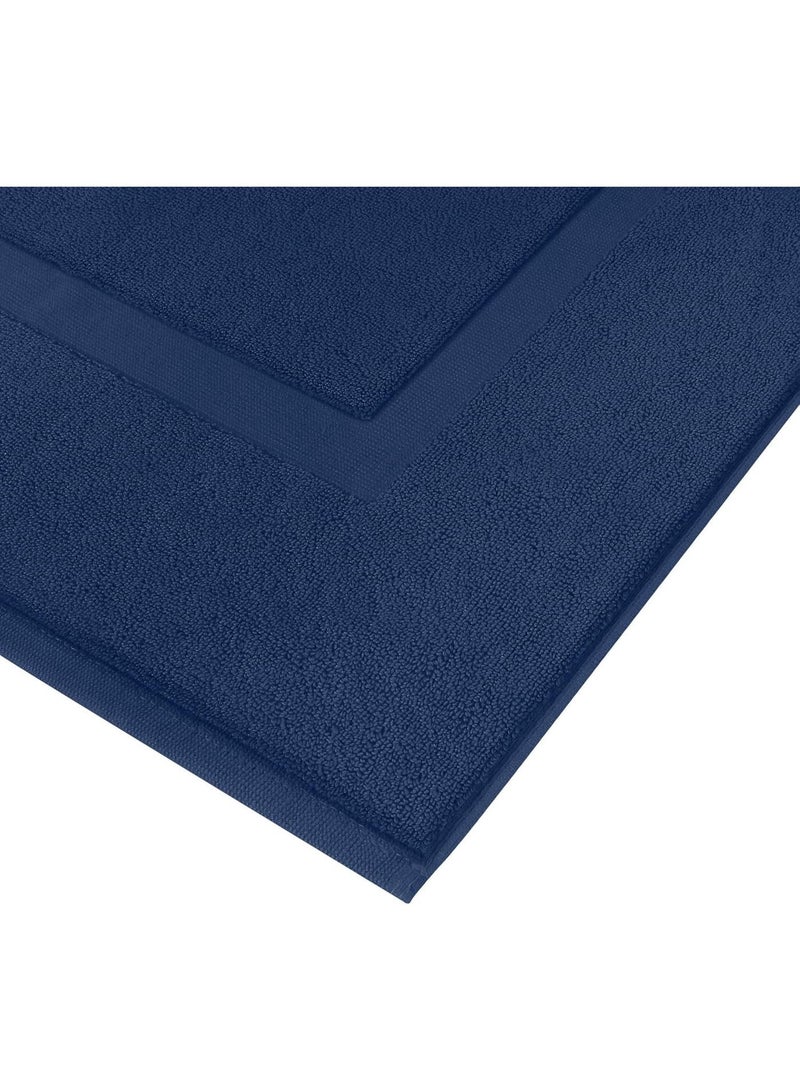 Bliss Casa - 100% Cotton Bath Mats (2 Pack, 50 x 80 cm) - 1000 GSM Bathroom Mat for Toilets, Super Soft and Extra Absorbent Floor Mats For Elegant Look - Image 5