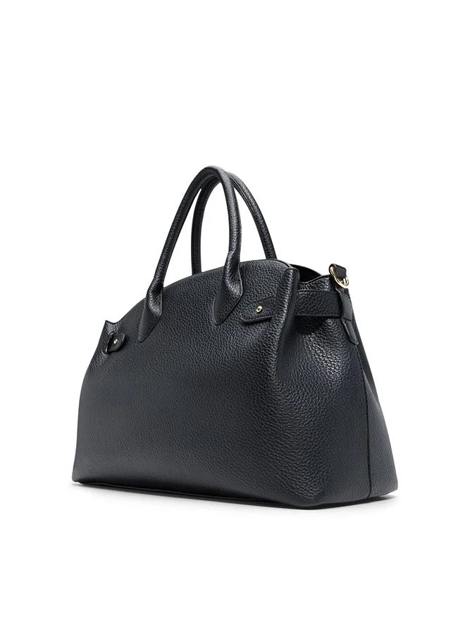 كول ات سبرنج Medusia Ladies Black Satchel Bag