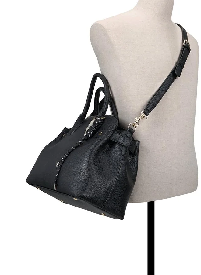 Call it Spring  Medusia Ladies Black Satchel Bag for Women | Best Price UAE