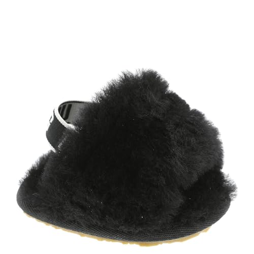 UGG حذاء UGG للأطفال الرضع فلاف ييه سلايد، أسود، 0-1 شهر - Image 1