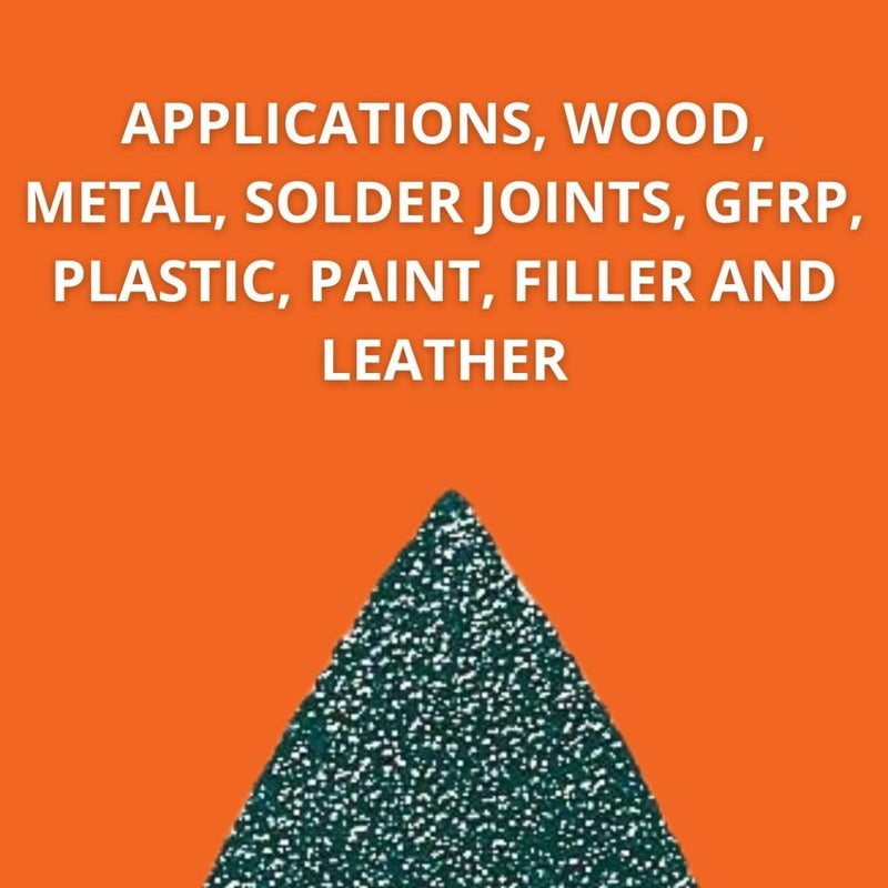Fein Sanding Sheets with Hook and Loop Attachment for Sanding Fingers - Wood, Metal, Solder Joints and Plastic Applications - 80 Grit, 20-Pack - 63717186019 - Image 4