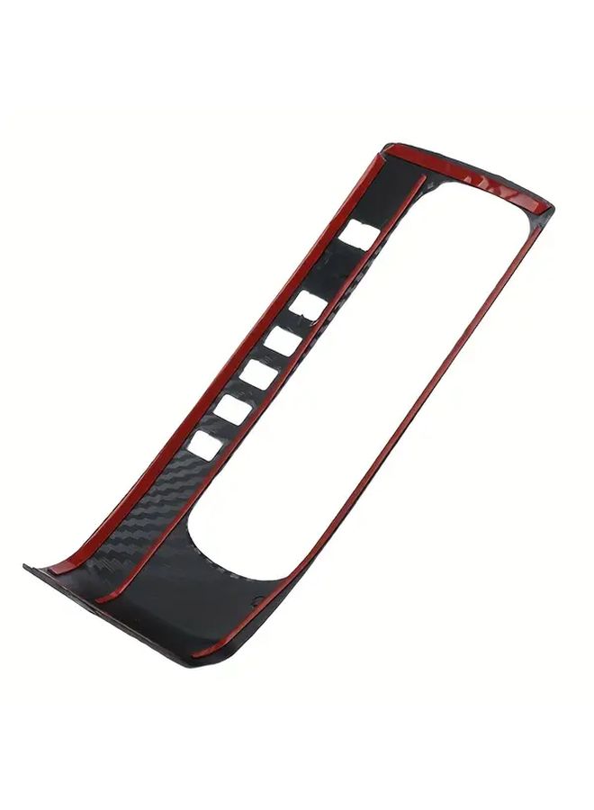 Carbon Fiber Gear Shifter Trim Cover Sticker For 2016 2021 Civic 10th Gen Sedan - Image 3
