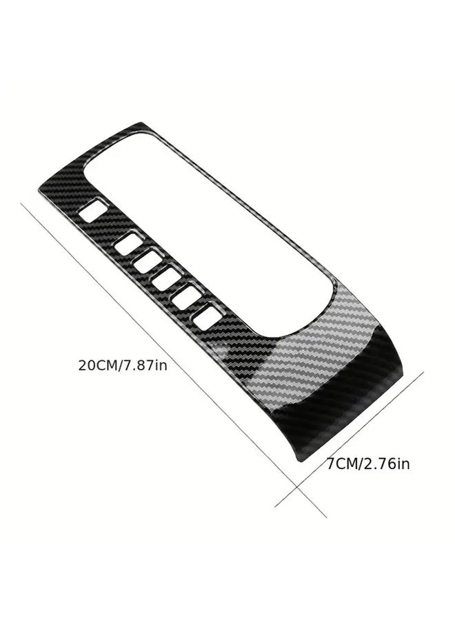 Carbon Fiber Gear Shifter Trim Cover Sticker For 2016 2021 Civic 10th Gen Sedan - Image 5