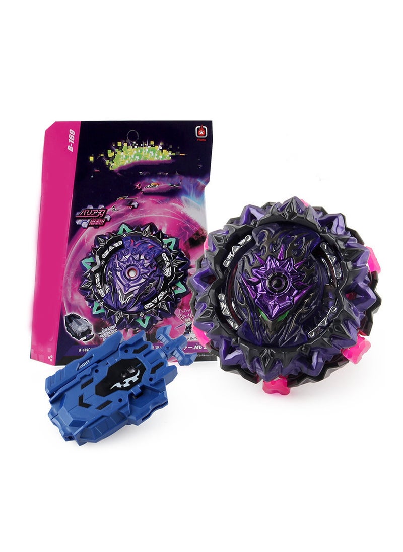 Super Beyblade Toy Boxed Battle Beyblade With Launcher Beyblade Toy (Fire/B169-D black box)  - Image 4