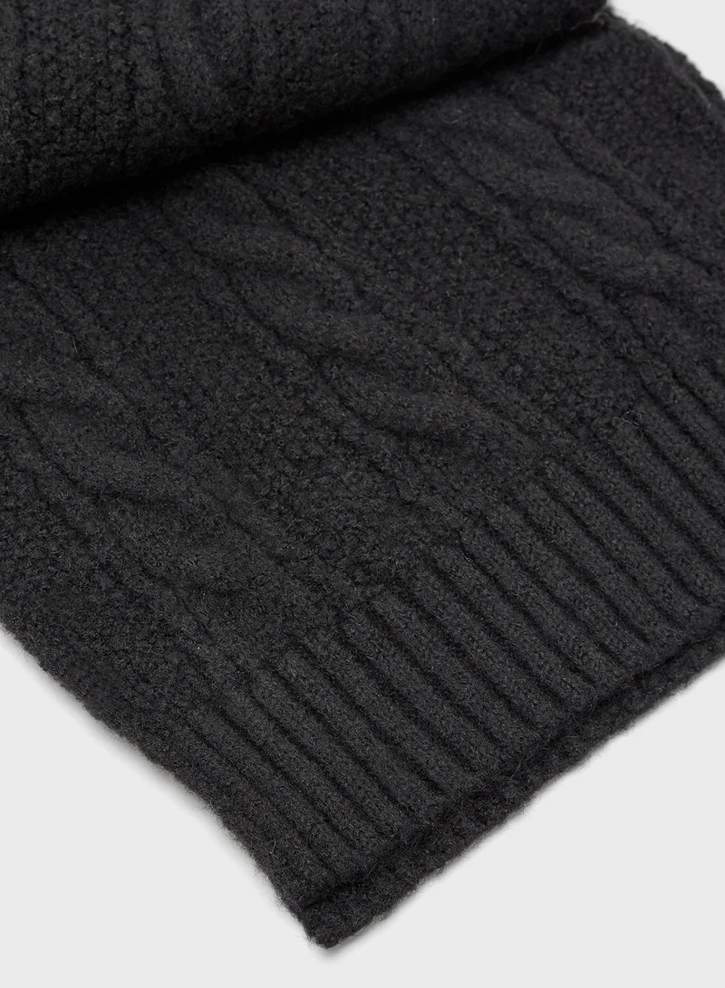 روبرت وود وشاح صوف كاجوال