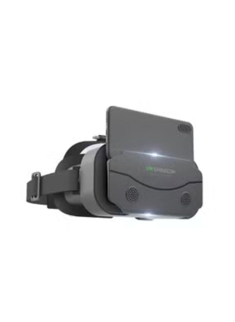 نظارة الواقع الافتراضي VR متوافقة مع هاتف iPhone وAndroid ضمن شاشة عرض 4.7-7.0 بوصة - نظارات الواقع الافتراضي العالمية - نظارات ثلاثية الأبعاد جديدة ناعمة ومريحة (G13-أسود)