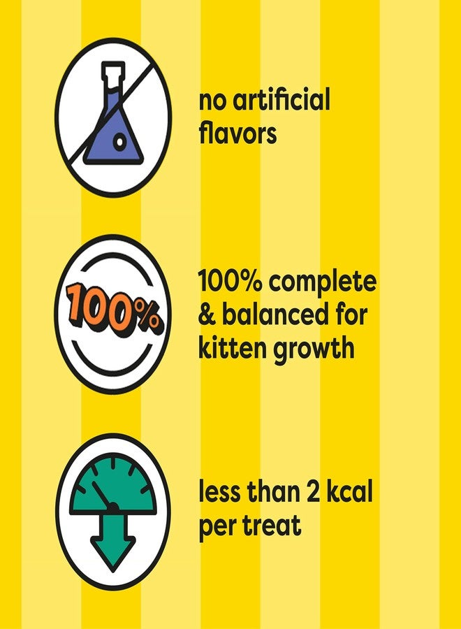 Temptations Kitten Crunchy and Soft Cat Treats Salmon and Dairy Flavor, 6.3 oz. Pouch, (Pack of 10) - Image 5