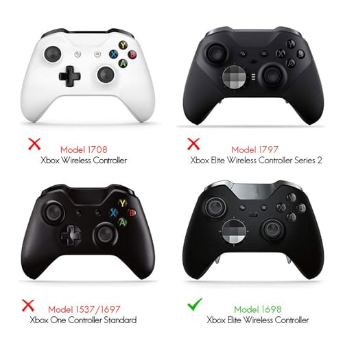 TOMSIN Replacement Thumbsticks for Xbox Elite 1 Controller,6 in 1 Swap Magnetic Joysticks for Xbox One Elite Controller Series 1(Only Fit for Model 1698,NOT for Elite 2 Controller) - Image 2