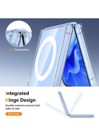 Magnetic Case for Samsung Galaxy Z Flip 7 2025 Magsafe Cover, Shockproof Protection, Anti-Yellow & Anti-Scratch - view 5
