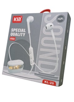 KIN Kin Hi-Fi Wireless Headphone KL- 20 White  - Image 1