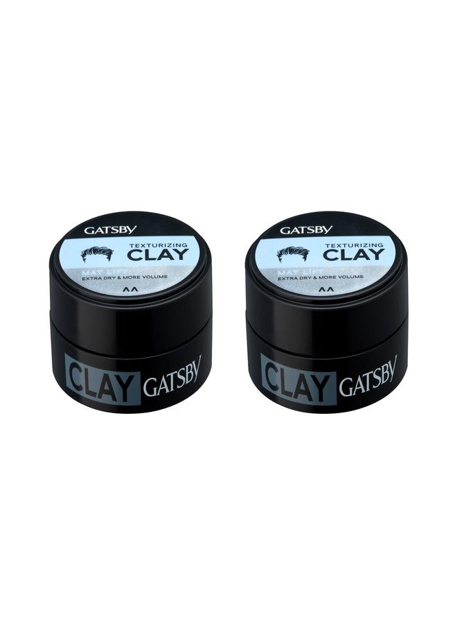 Gatsby Japan Texturizing Clay - Mat Lift 20g (Pack of 2) | For Super Strong Hold, More Volume & Extra Dry Look | Stylish Matte Finish | Anytime Restylable Hair Styling Clay Wax | Hair Wax For Men - Image 3