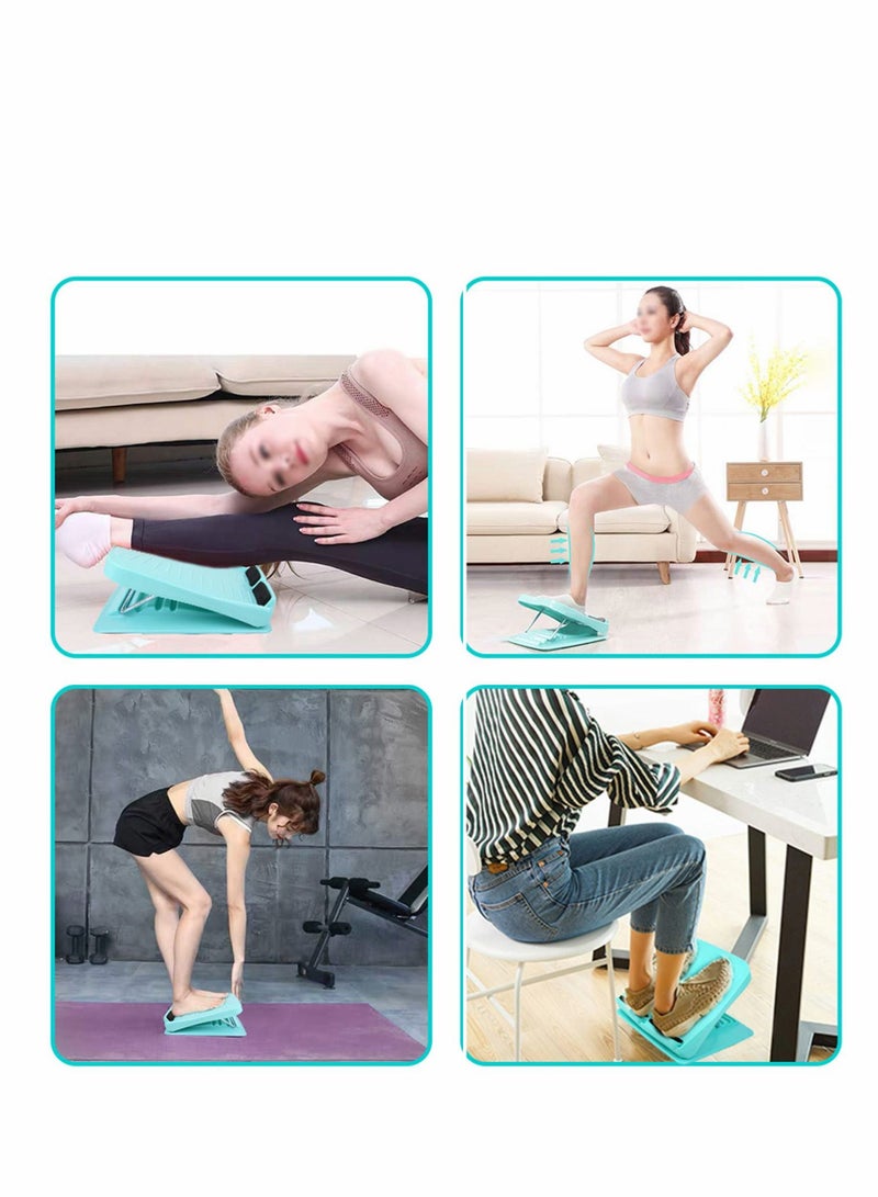 KASTWAVE لوحة مائلة، جهاز تمدد الساقين والكاحل والقدم لتمديد الساقين المشدودتين أو التهاب اللفافة الأخمصية قابل للتعديل 4 مستويات (سعة 330 رطل)، معدات تدريب القوة لآلات الساق - Image 2