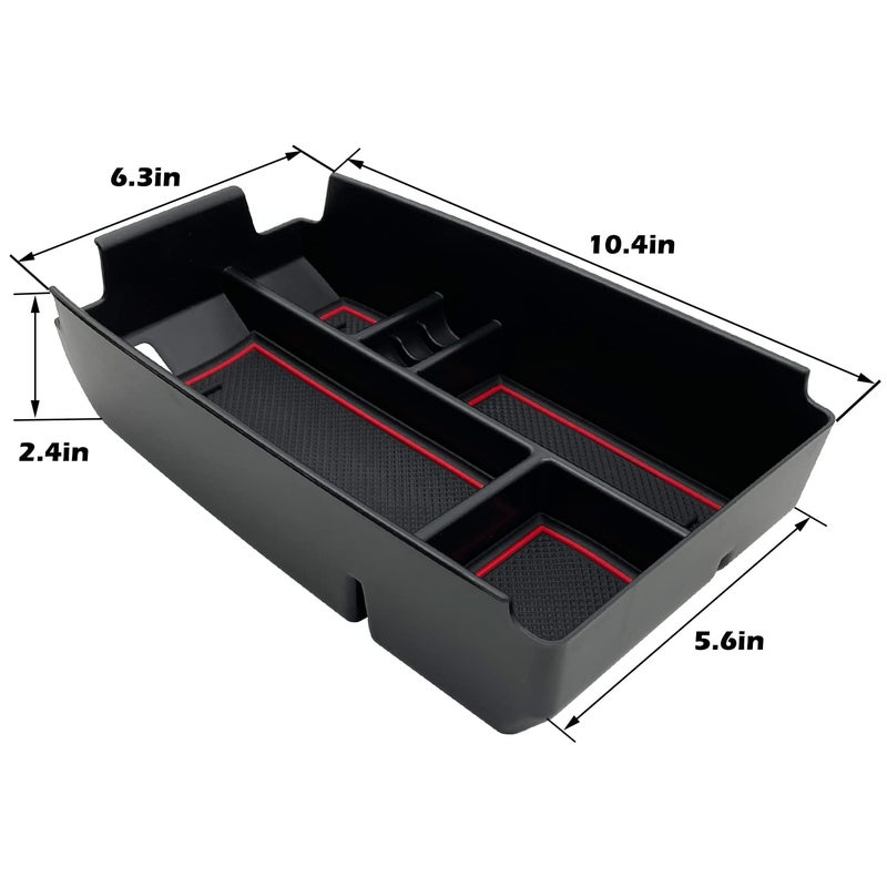JOJOMARK Compatible with Ford Escape 2020 2021 2022 2023 2024 2025, Bronco Sport 2021-2023 2024 2025 Accessories Center Console Tray Organizer, Armrest Secondary Storage Box - Image 4