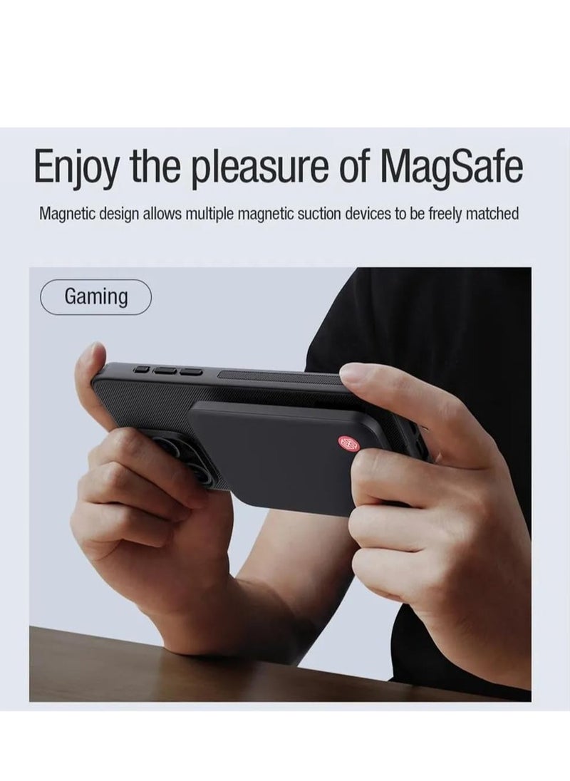Aookay - Upgraded Magnetic Case for iPhone 15 Pro Max, Built in Strong Magnets, TPU frame and PC back shell Anti Fingerprin, Anti Fall, Anti shock, Slim Frosted Phone Cover - Image 1