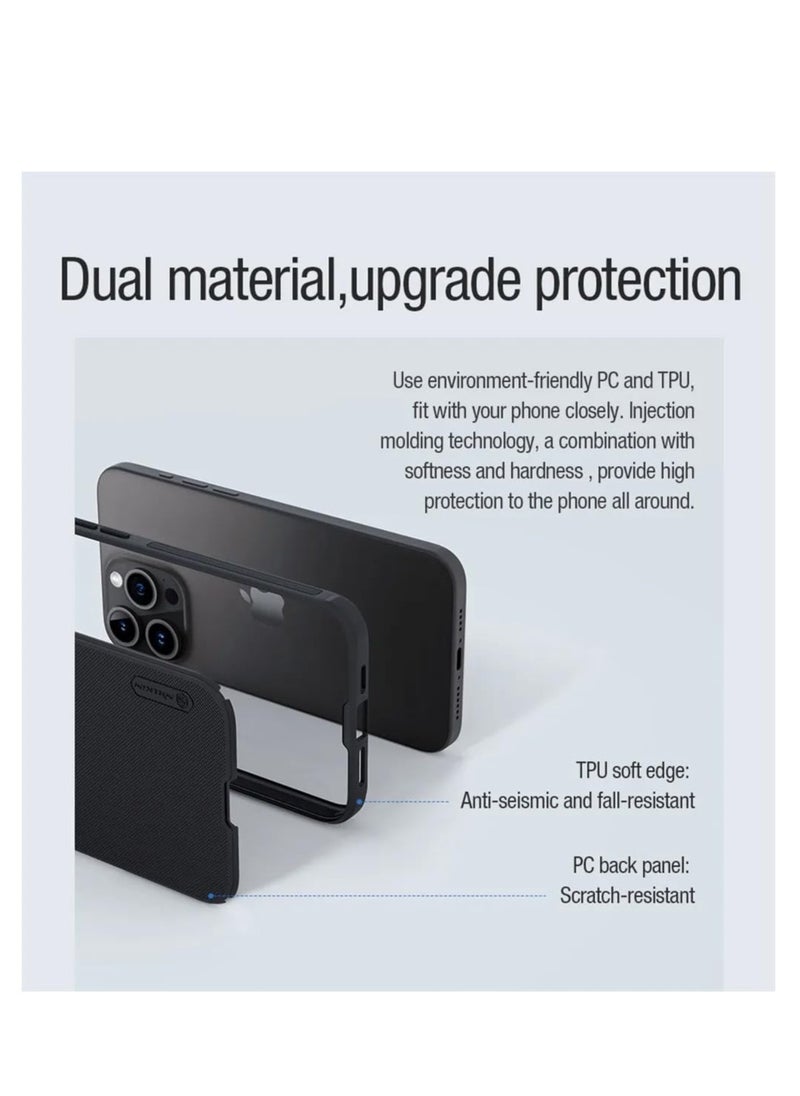 Aookay - Upgraded Magnetic Case for iPhone 15 Pro Max, Built in Strong Magnets, TPU frame and PC back shell Anti Fingerprin, Anti Fall, Anti shock, Slim Frosted Phone Cover - Image 1