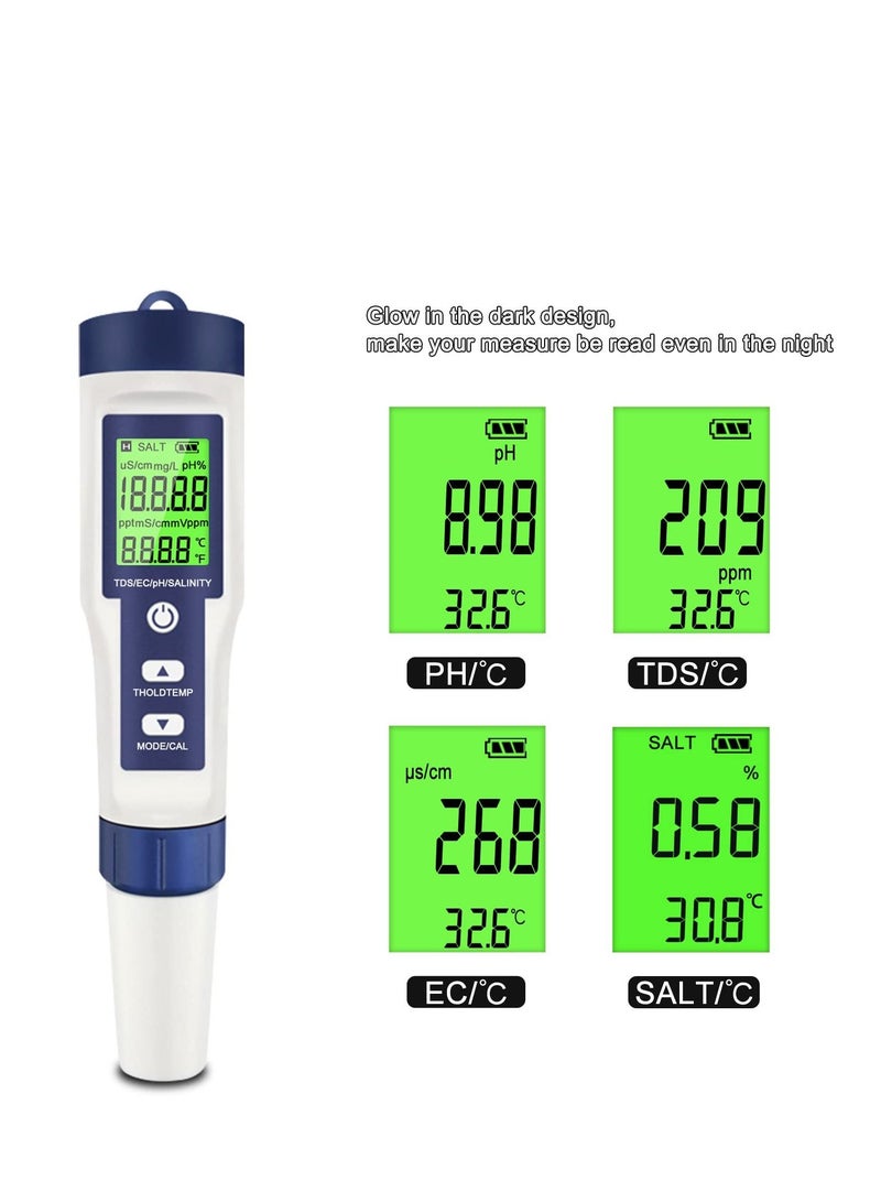 SYOSI Tester for Water Digital PH Tester Pen 0.01 High Accuracy Water Testing Kits for Household Drinking Pool and Aquarium  - Image 3