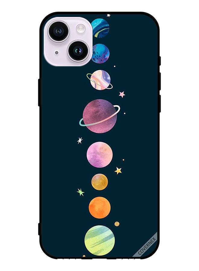 Covernex Protective Case Cover For Apple iPhone 14 Planets In Row - Image 1