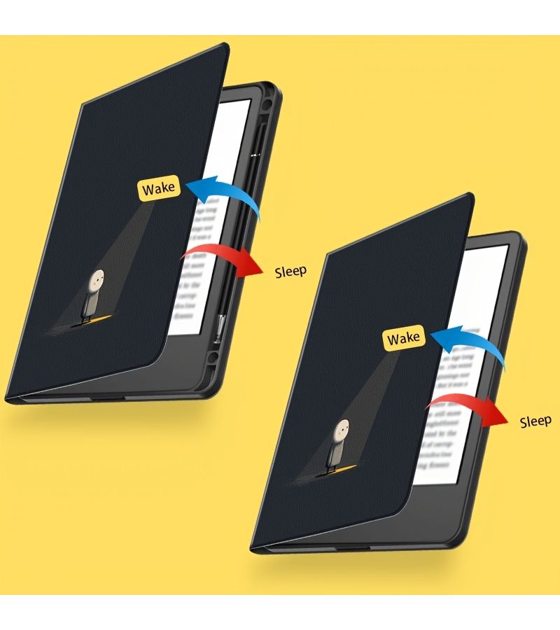 غطاء حماية متعدد الألوان لجهاز Kindle Paperwhite 4 مع قلم - Image 4