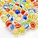 Lagincig 100Pcs Glass Marbles 4 Color Mix Sizes 14mm 16mm for Marble Bounce Game DIY or Decoration - Image 2