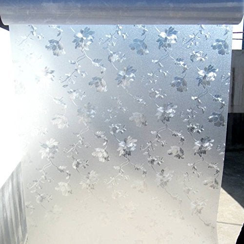 KREEPO Premium Frosted Window Film UV Blocking Privacy Vinyl Sheet Glass Film for Home| Office| Bathroom| Window & Door (12in X 175in)_04 - Image 2