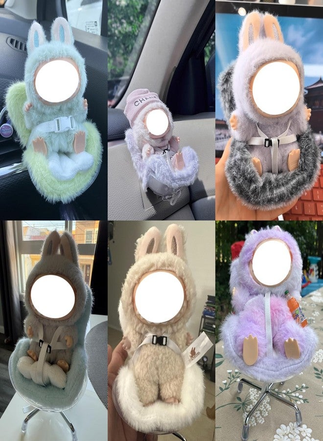 NUJOLI La-bubu Car Seat, Car Air Vent Safety Seat, Perfect for Car Decoration and Display, Suitable for 17cm La-bubu Dolls, Cute and Functional Car Ornament for La-bubu Fans and Doll Collectors - Image 2