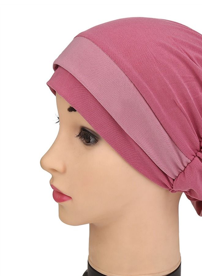 Loquat Double-Color Floral Headband Cap Multicolour  - Image 3
