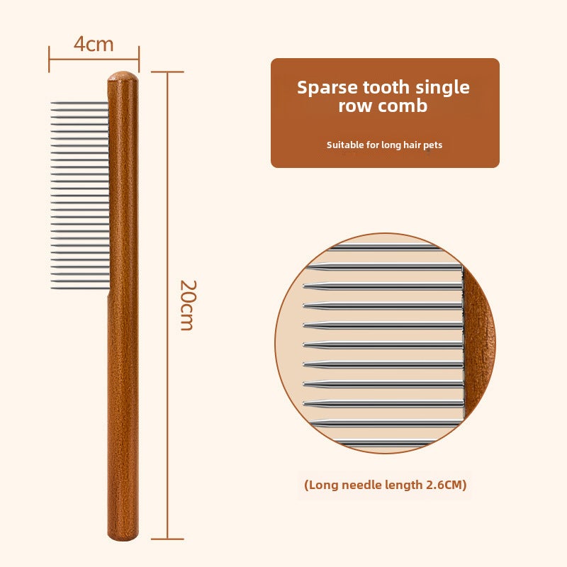 Generic Pet Grooming Comb for Cats and Dogs Sparse teeth (special for long hair opening)