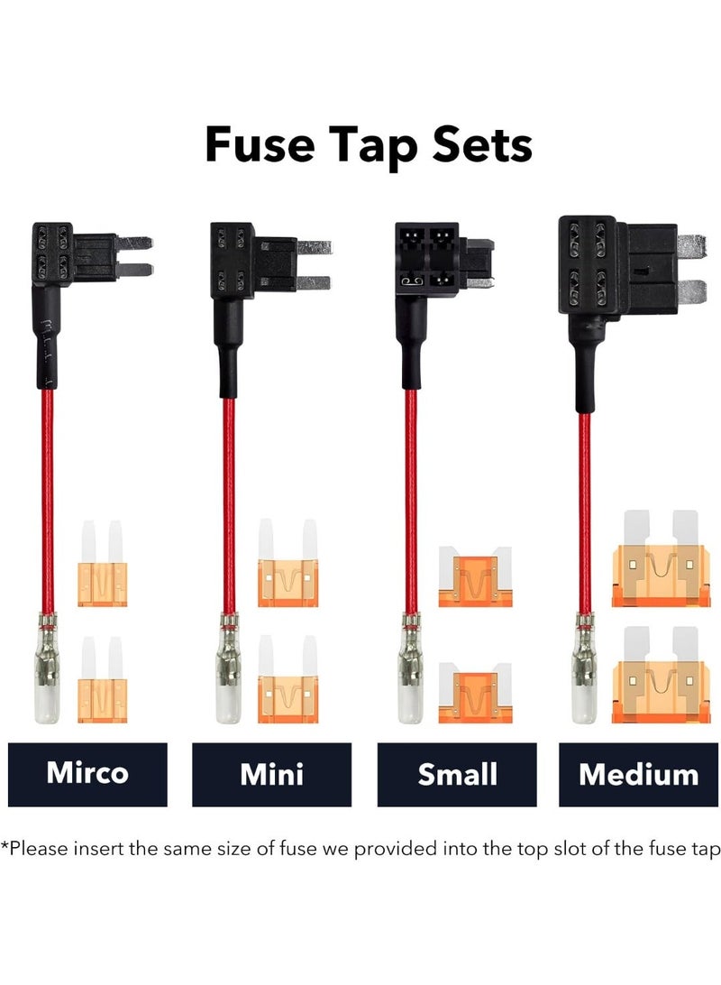 WOLFBOX USB C Acc Hardwire Kit for G840S/G900/G850/G930/i07/i17/X5, Hard Wire Car Charger Cable Kit 12V- 24V to 5V for Dash Cameras with Battery Drain Protection - Image 4