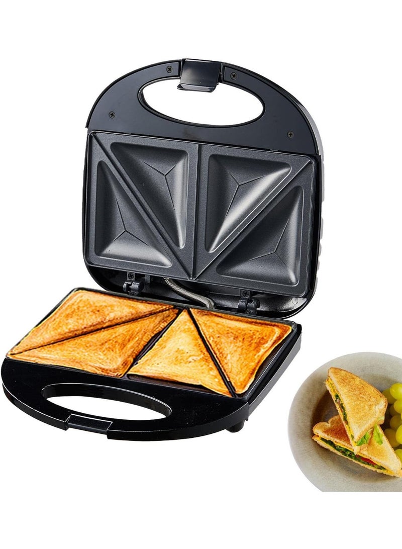 ليكسيس مكبس سندويشات، 3 في 1: مكبس سندويشات وشواية | صانع سندويشات الإفطار، مكبس بانيني وشواية مع ألواح غير لاصقة قابلة للفصل، مؤشر LED للجبن والبيض - Image 1