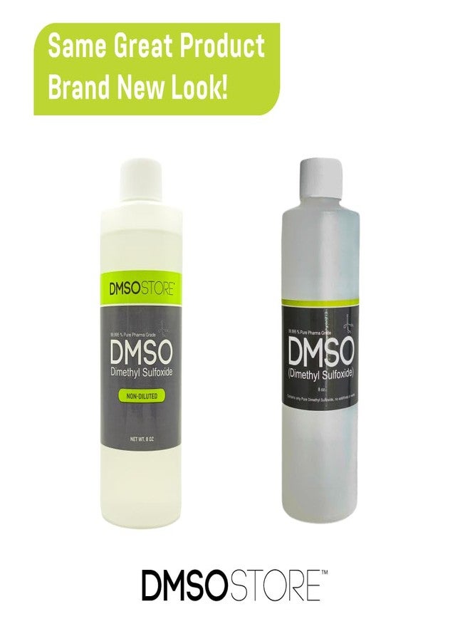 ثنائي ميثيل سلفوكسيد سائل من DMSOSTORE، 8 أونصات. معبأ في زجاجة معقمة خالية من مادة BPA، غير مخفف، فائق النقاء بنسبة 99.995%، منخفض الرائحة، من الدرجة الصيدلانية. - Image 3