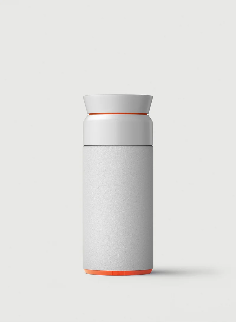 Ocean Bottle Brew Flask With 360º Leak Proof Lid Eco-Friendly Bottle 350ml - Rock Grey
