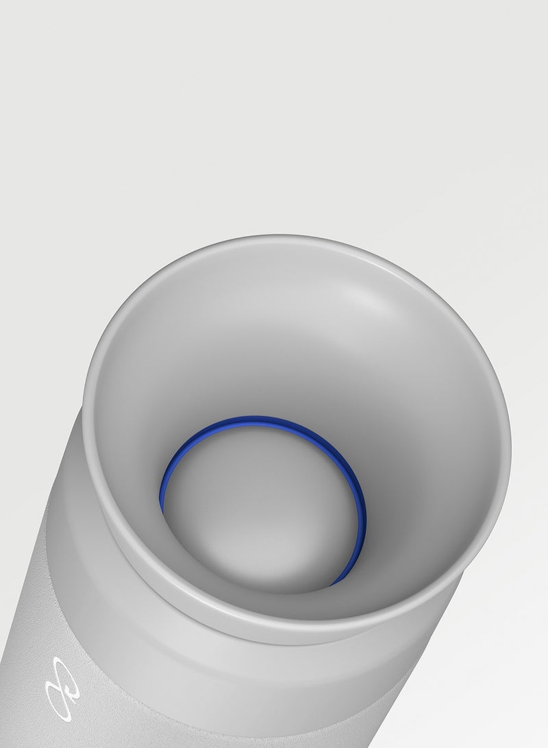 Ocean Bottle Brew Flask With 360º Leak Proof Lid Eco-Friendly Bottle 350ml - Rock Grey - Image 3